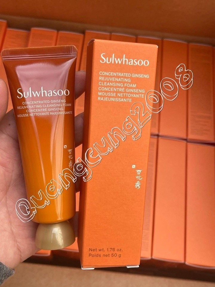 Sulwhasoo Concentrated Ginseng Rejuvenating Cleansing Foam 50g 1pcs~10pcs