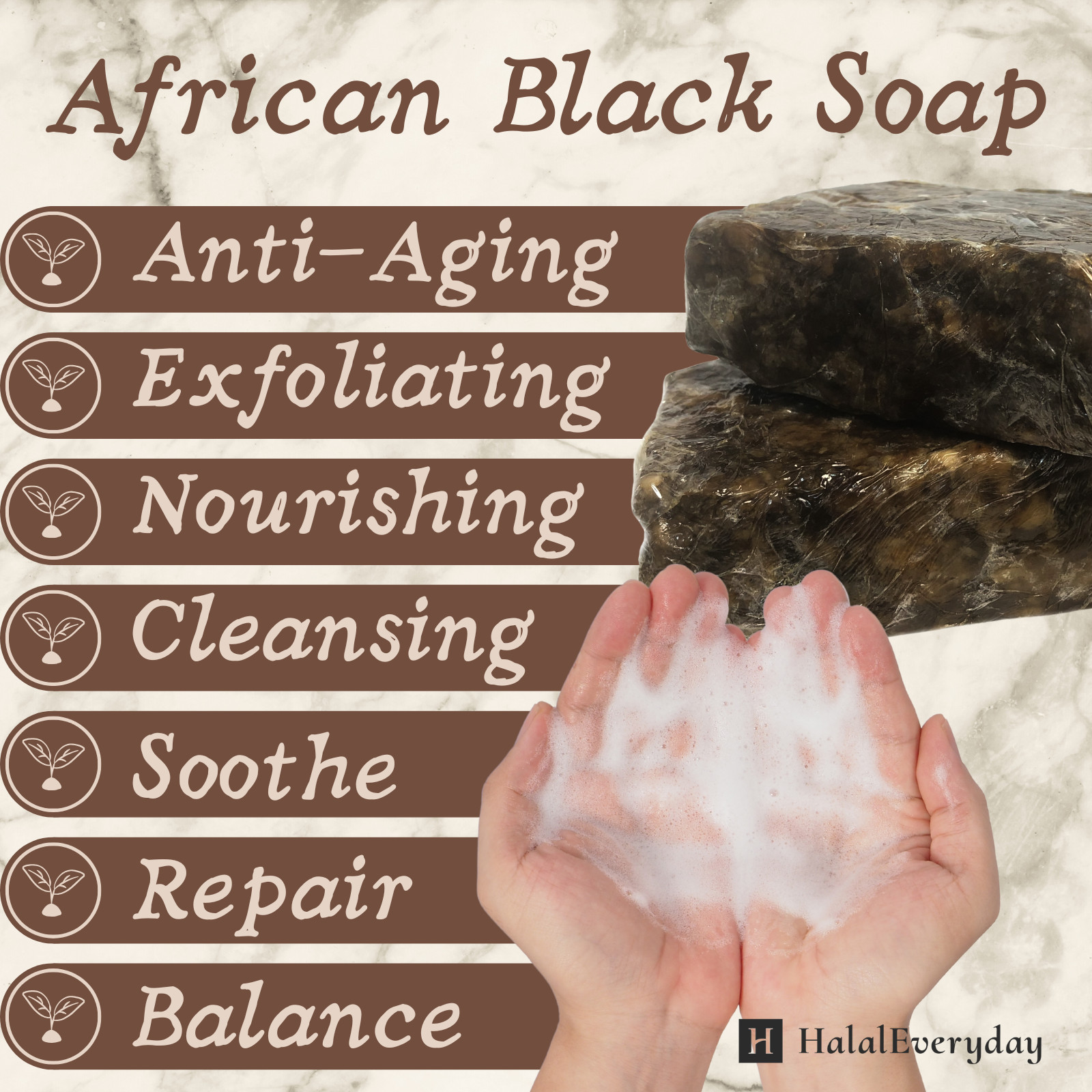 Raw African Black Soap PREMIUM QUALITY Organic Unrefined 100% Pure Natural Ghana