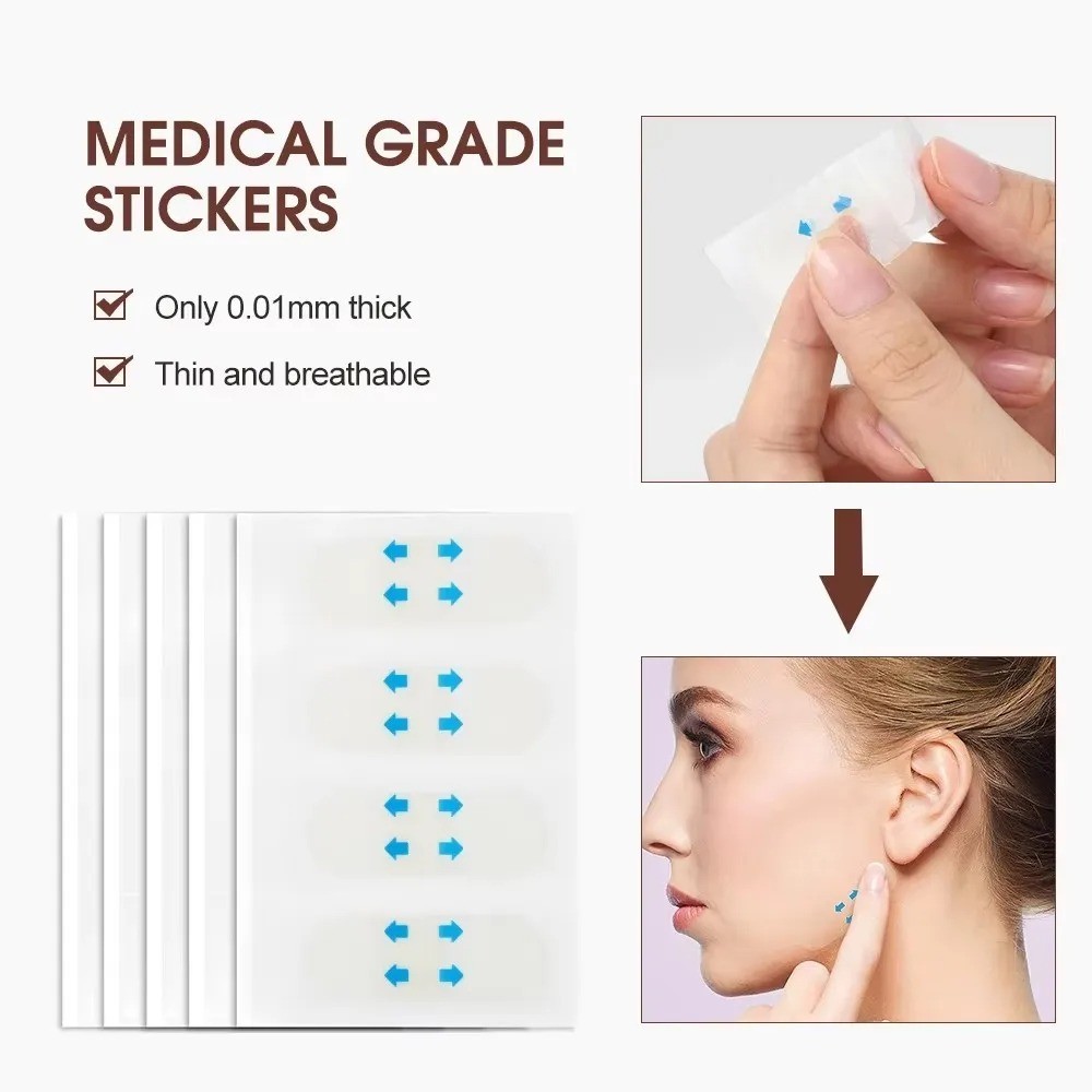 120Pcs Anti Wrinkle Patches Instant Face Neck Eye Lift Face Lift V Tapes Tape