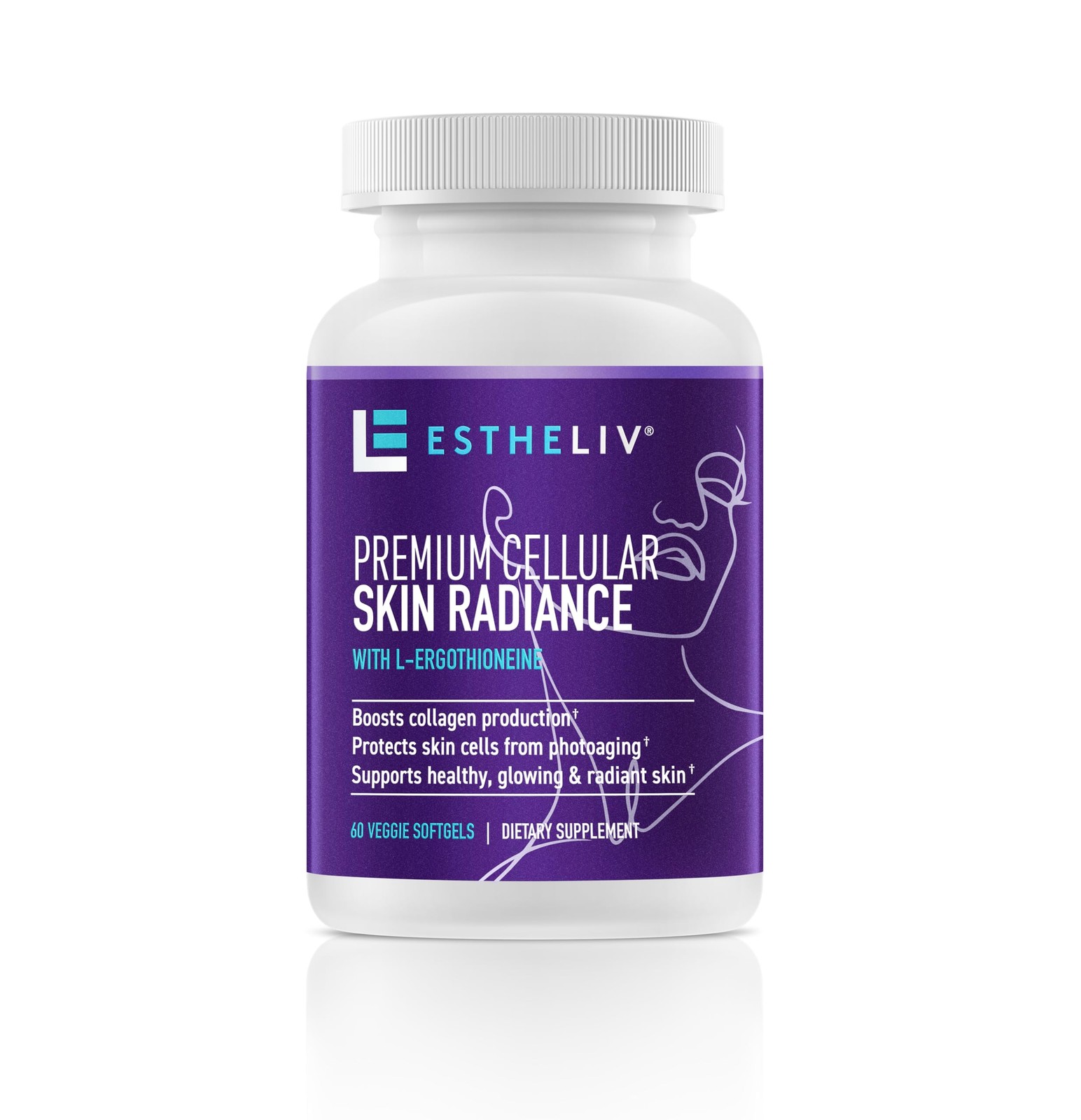 Estheliv Premium Cellular – 60 Veggie Softgels
