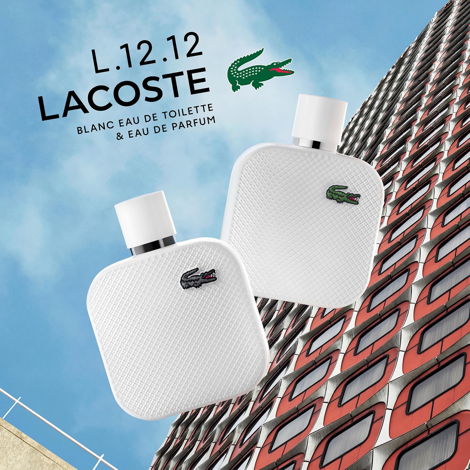 L.12.12 Blanc Eau de Toilette 3.3 Fl Oz Luxury Men’s Fragrance United Kingdom