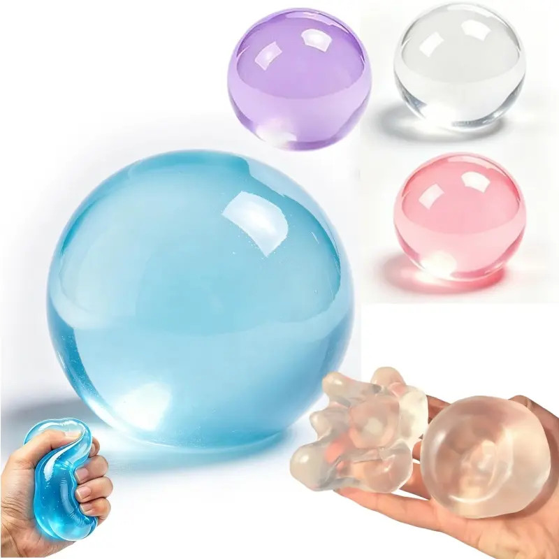 6cm Coconut Oil Squishy Fidget Toy Soft Stress Ball Sensory No Rebound Squeeze