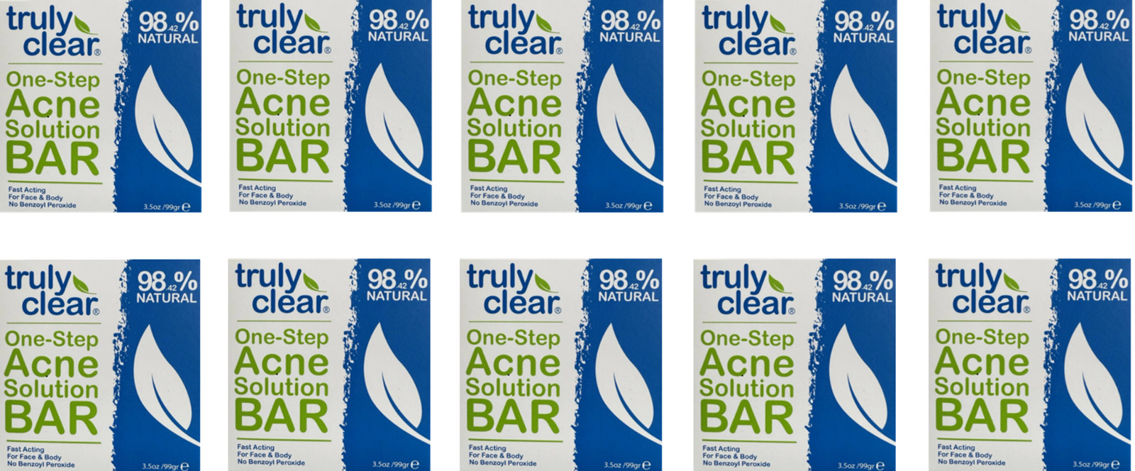 Truly Clear One Step Acne Solution Blemish Bar 3.5oz EACH 10PK