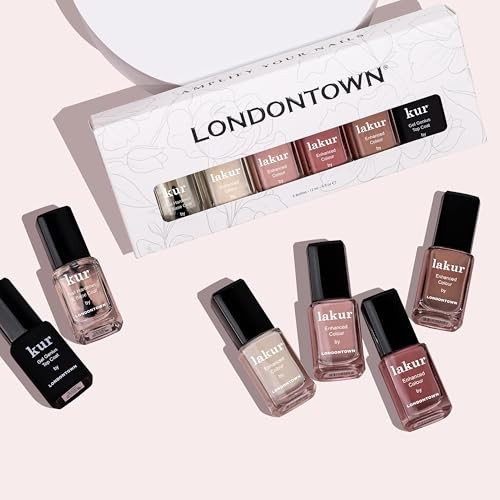 LONDONTOWN The Sophisticate Collection – Full Manicure Nail Polish Kit with