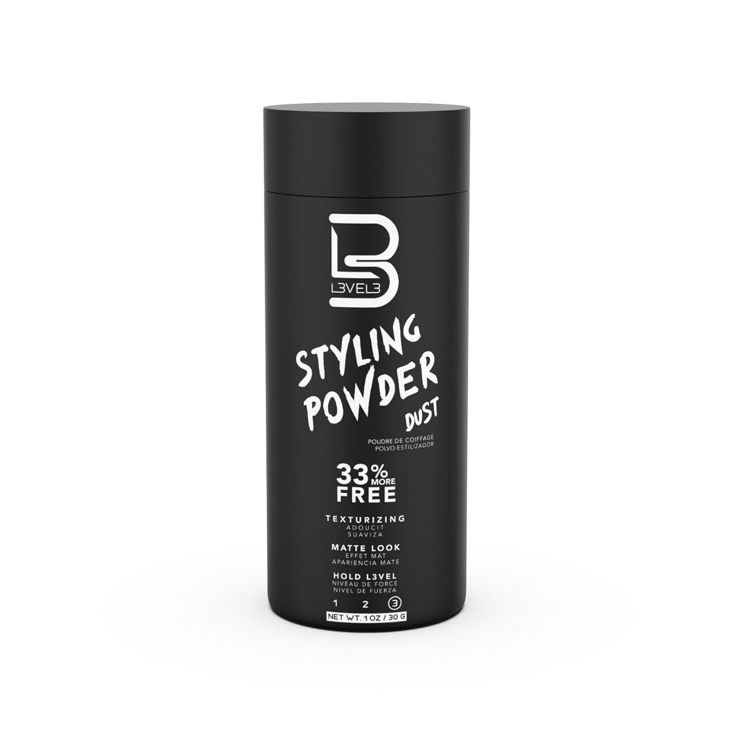 Level 3 Styling Powder – Natural Look Mens Powder – Easy to Apply with No Oil…