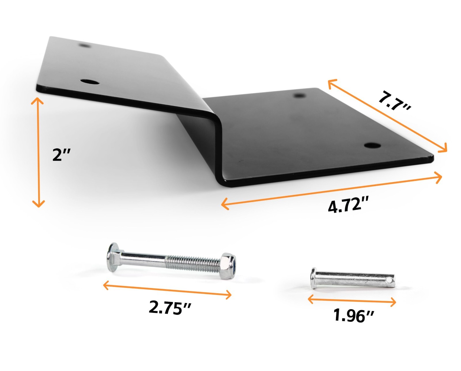 Steel Ramp Top Kit for 2″x8″ Planks – Load ATV, Motorcycle & Lawn Equipment Safe
