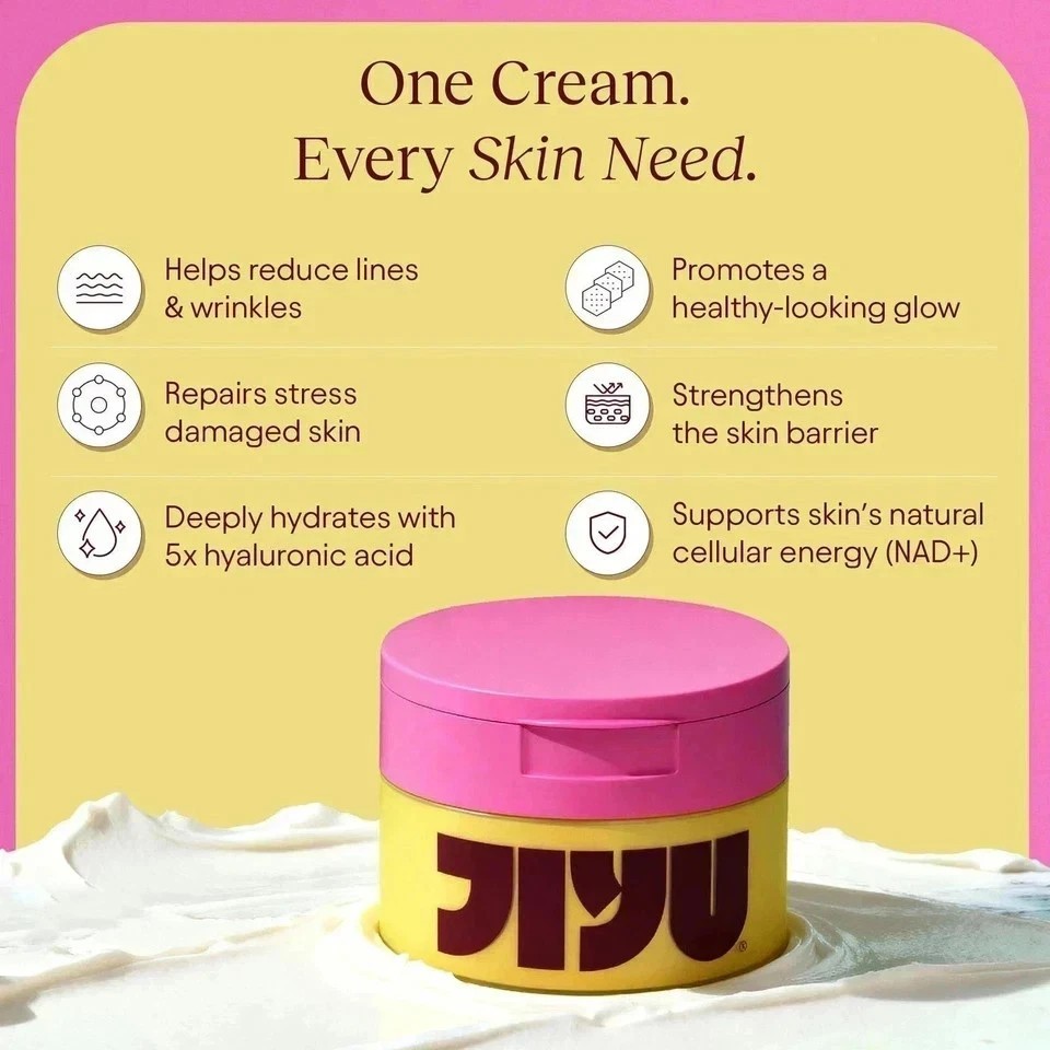 JiYu NAD+ Hydrating Face Moisturizer Korean Anti-Aging Cream Radiant Firming NEW