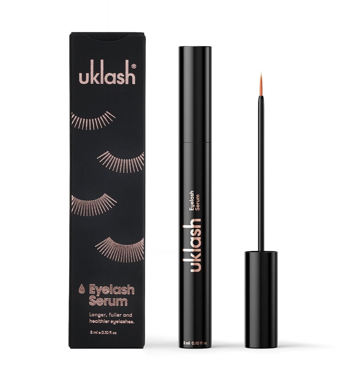 UKLASH Eyelash Serum 3.0 ml 0.10 fl oz Vegan & Cruelty-Free AWARD WINNING