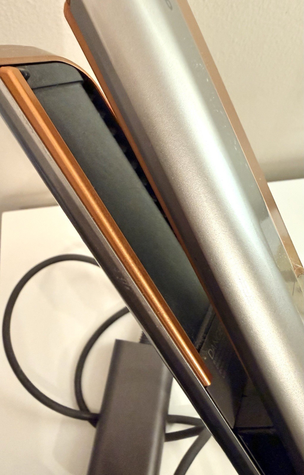 Dyson AirStrait Hair Straitener, Nickel/Copper, Used Once! (No box)