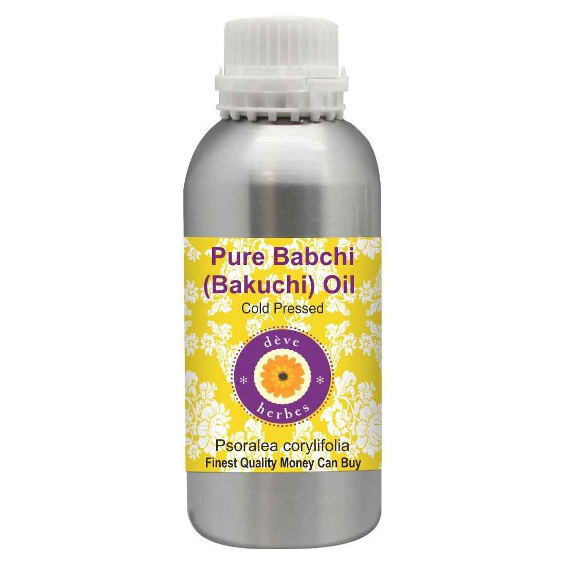 Pure Babchi (Bakuchi) Oil (Psoralea corylifolia) Cold Pressed
