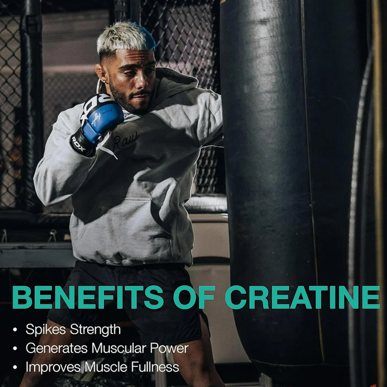 Pure Creatine Monohydrate Supplements Powder | 5000mg Per Serving | BY BIO NUTRI