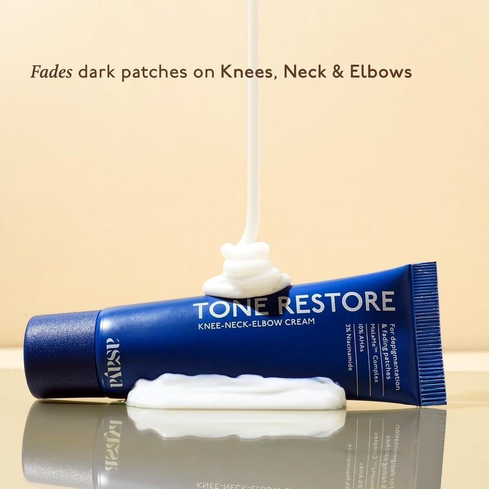 ASAYA Tone Restore Cream for Dark Knees, Elbows Neck Brightening & Smoothing 50g