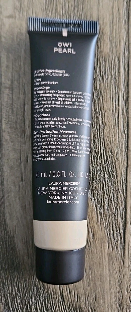 Laura Mercier Tinted Moisturizer Oil Free SPF 20 25ml 0W1 PEARL SEALED