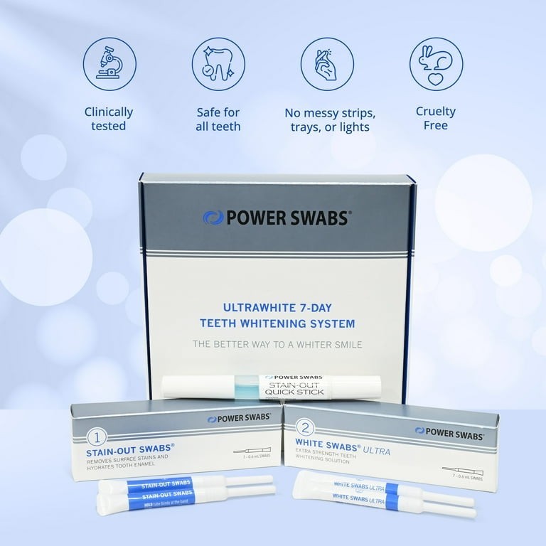 Power Swabs – Ultrawhite 7-Day Professional Teeth Whitening System