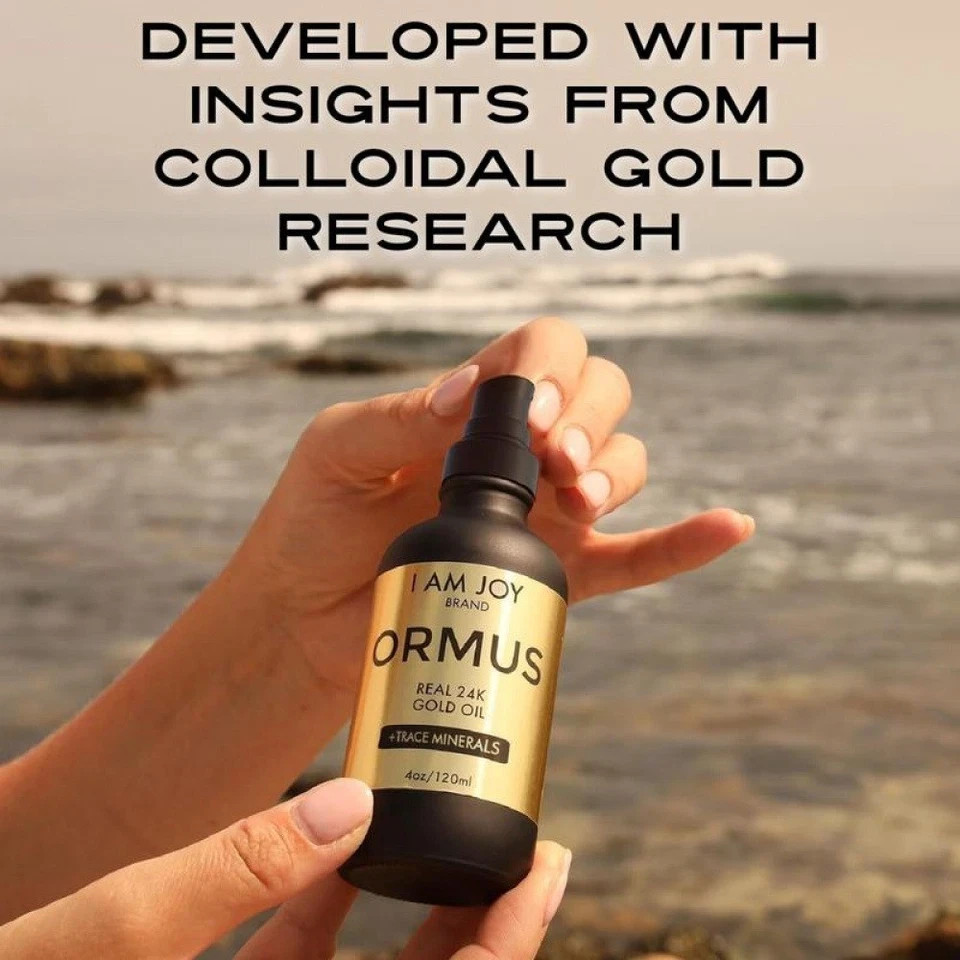 Ormus Gold Oil by I Am Joy, Supports Pineal Gland & DNA, Rich in Minerals 4oz