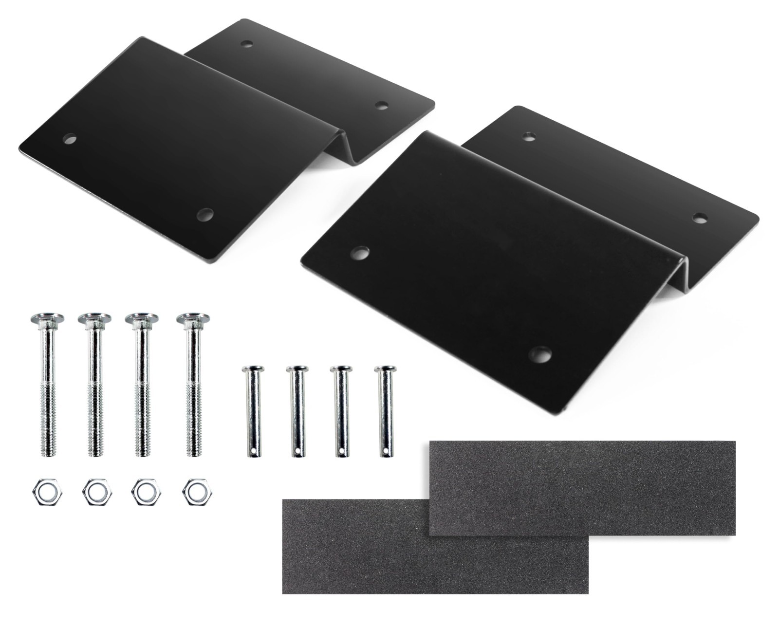 Steel Ramp Top Kit for 2″x8″ Planks – Load ATV, Motorcycle & Lawn Equipment Safe