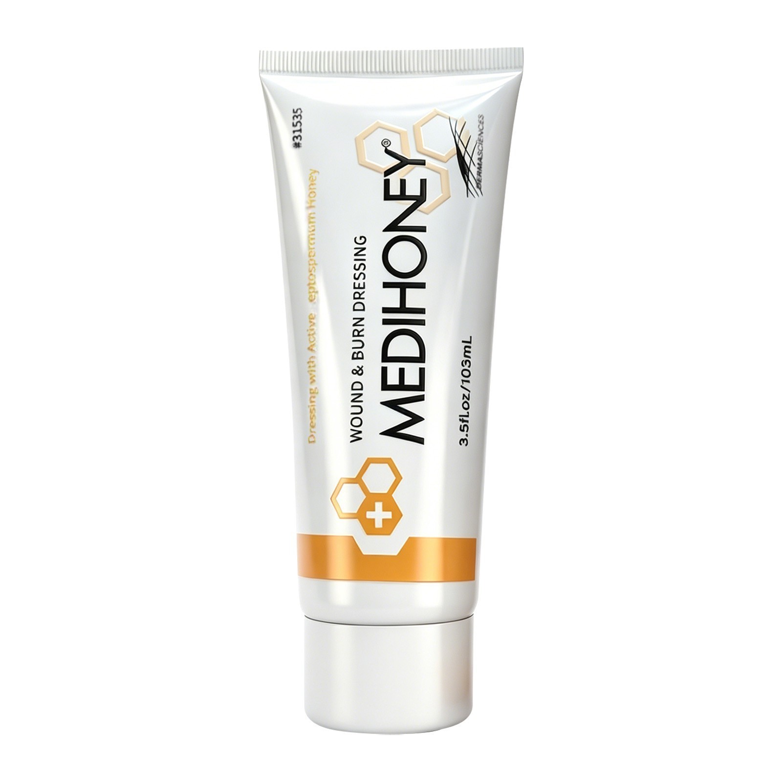 MediHoney – 3.5 oz Gel Wound & Burn Dressing Tube Medical Grade Honey NEW