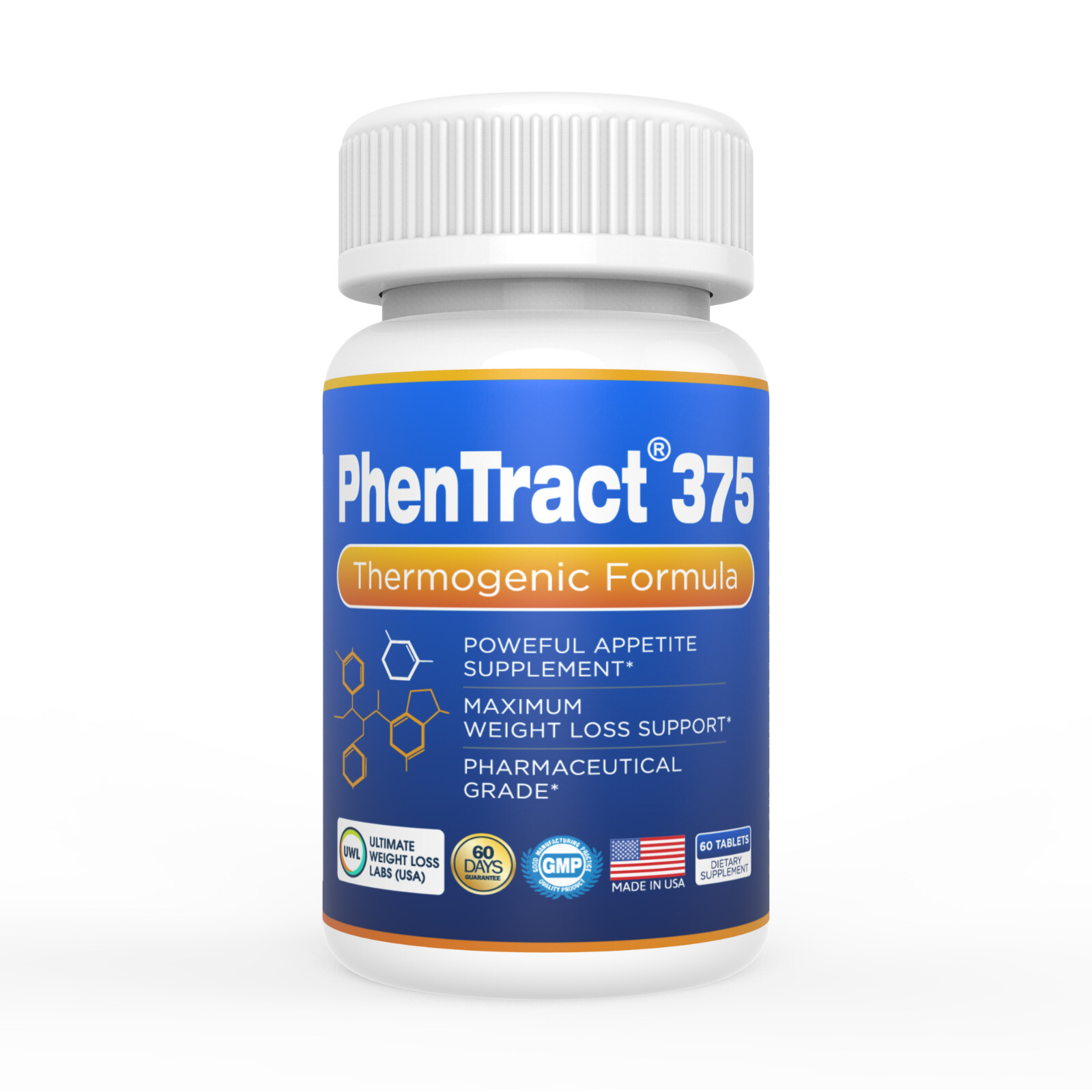 Diet Pills Phen Weight Loss Diet Pills 60 CT Phentemine Phentract375® Fat Burner