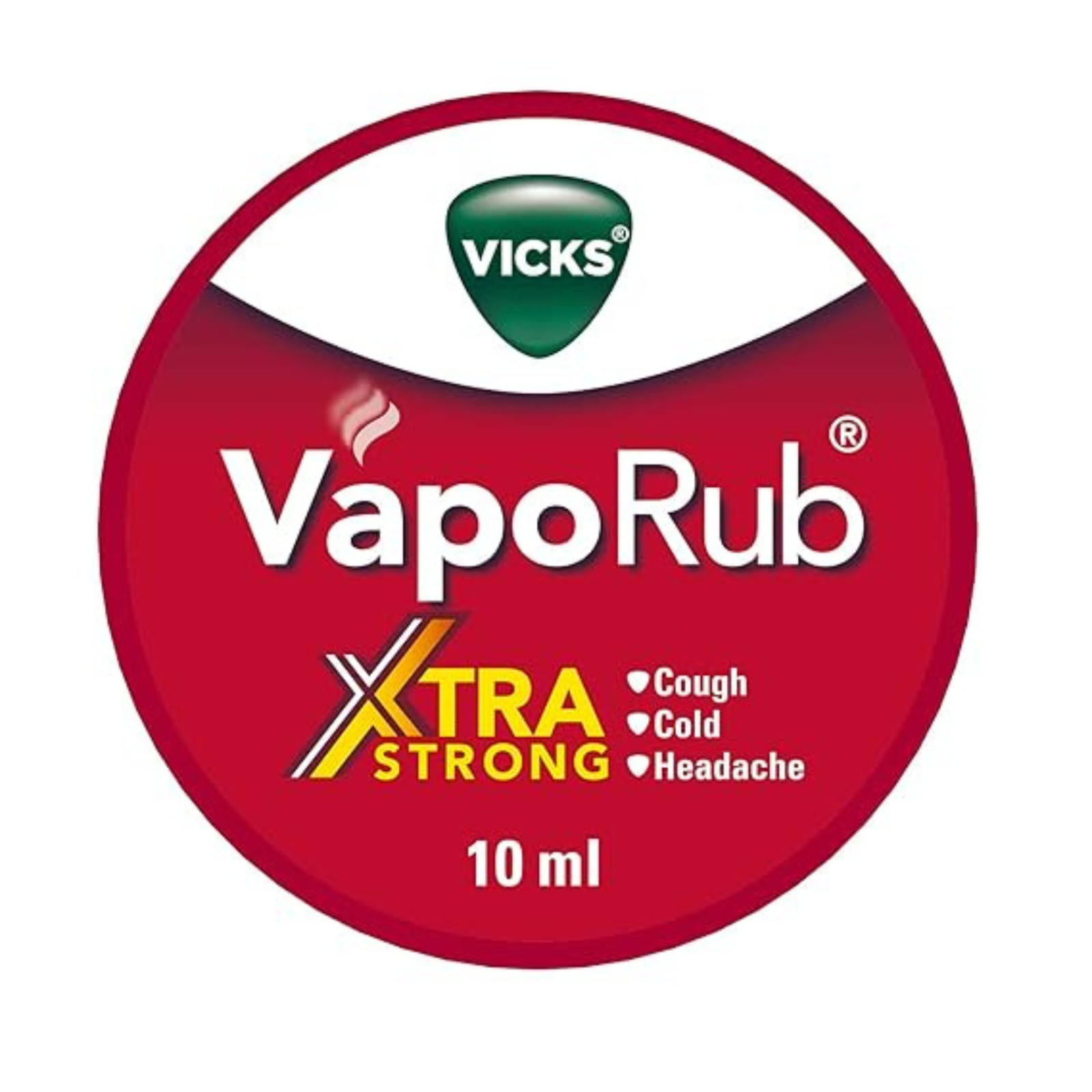 Vicks VapoRub Xtra Strong Balm Cold Cough Headache Relief 50ml &10ml Travel size