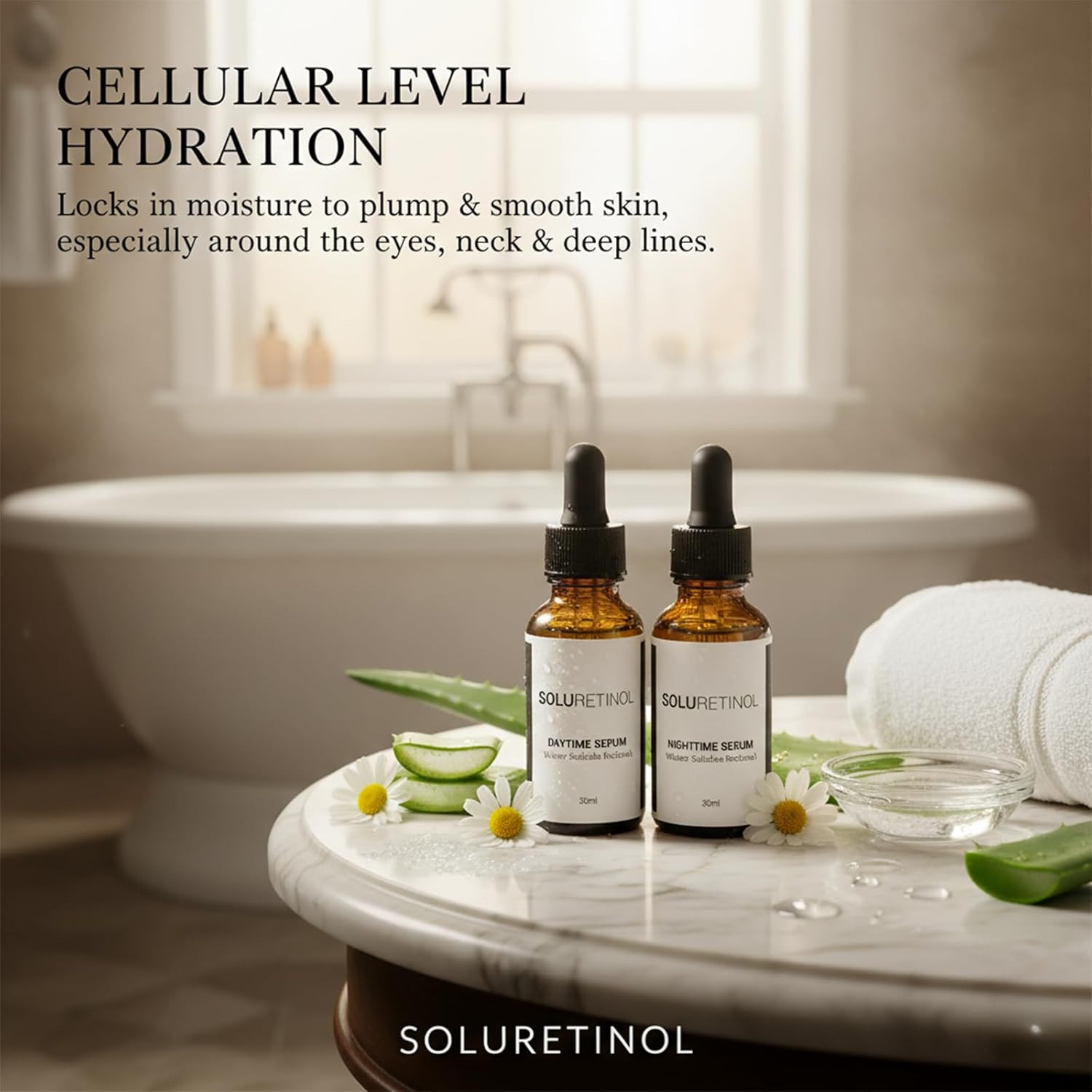 Soluretinol Advanced Wrinkle Serum,Skin Renewing Day And Night System