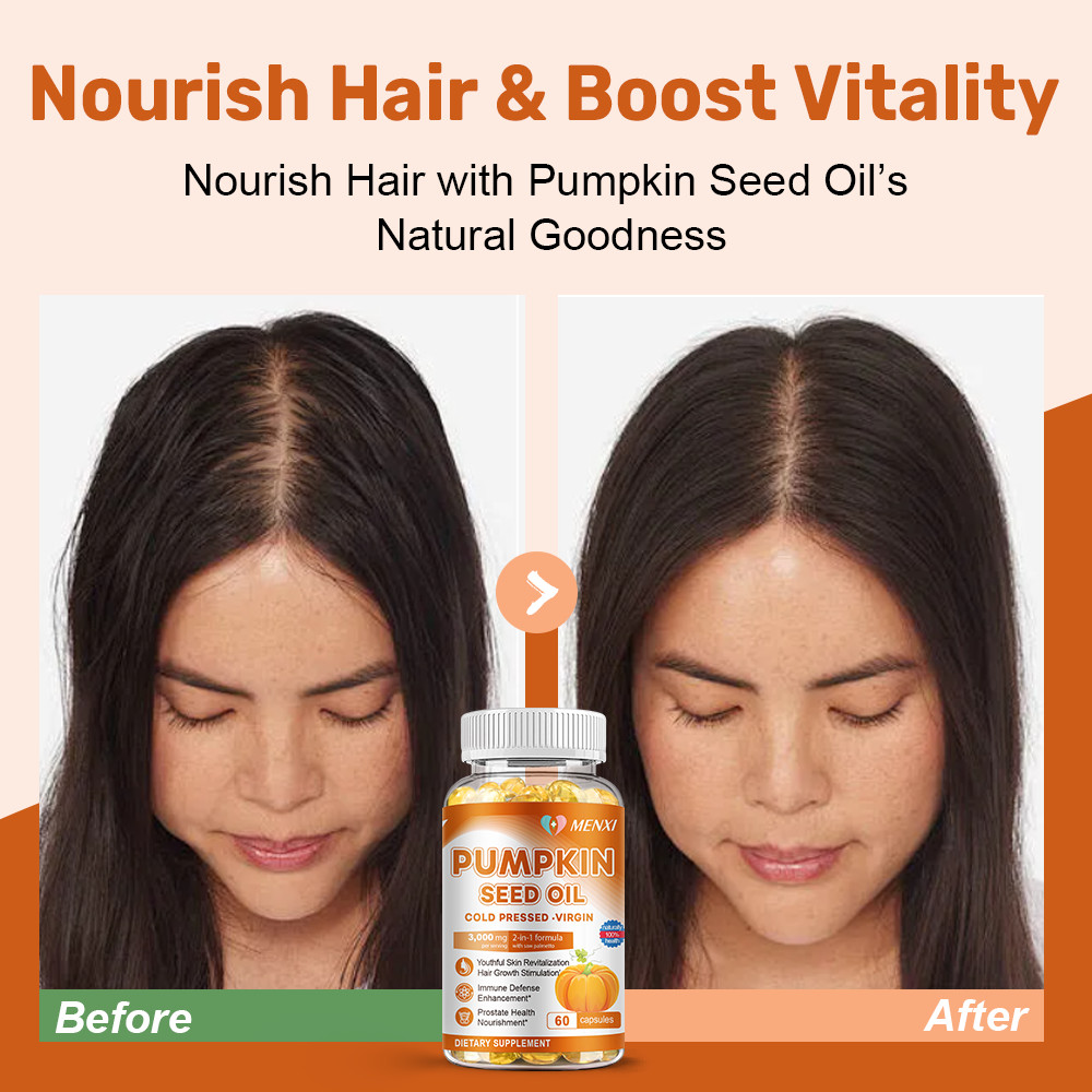 Pumpkin Seed Oil 3000mg Capsule | Prostate Health | Immune Function 120 Softgels