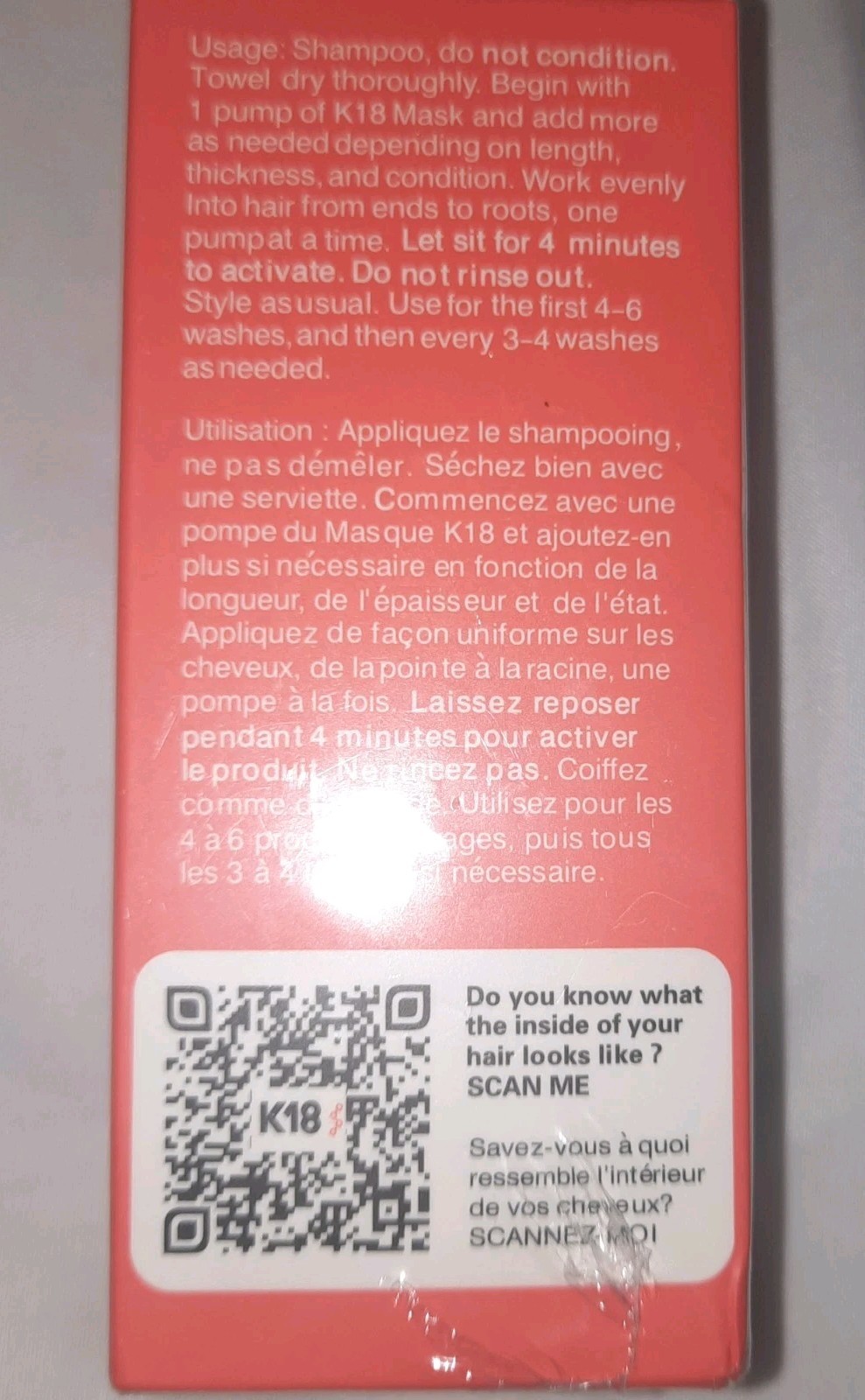 K18 Biomimetic Hairscience Leave-in Molecular Repair Hair Mask – 1.7 oz NEW