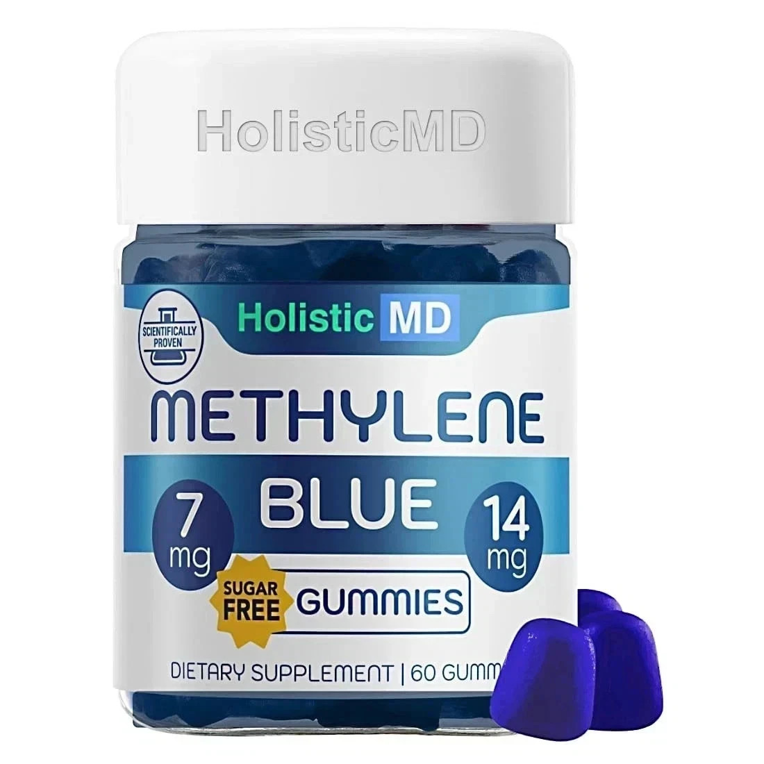 MB for Humans USP Pharma Grade 7mg and 14mg Dose, 60 Gummies