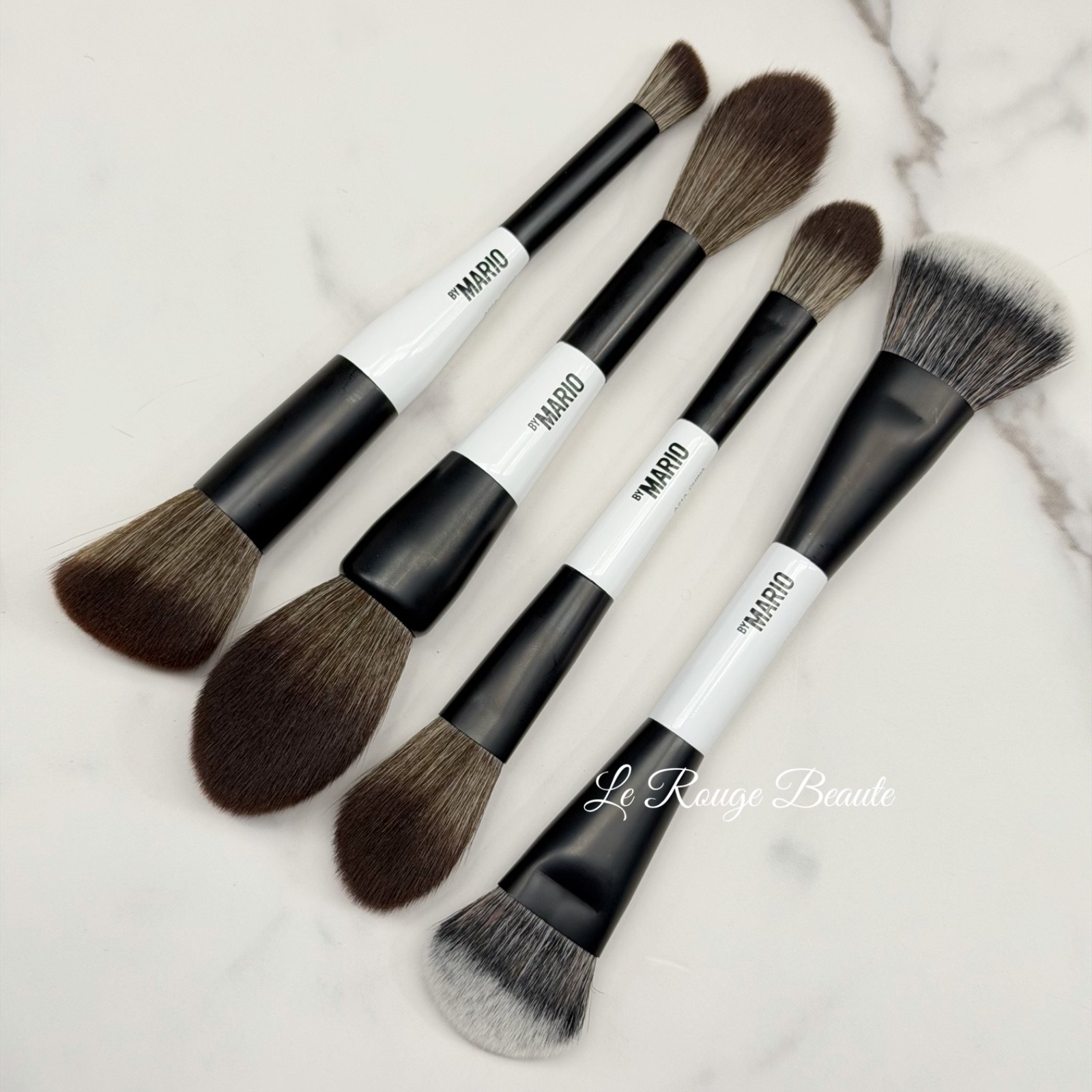 Makeup By Mario F1 F2 F3 F4 Brush Bundle Set – 4pcs Face Powder Blush FOundation
