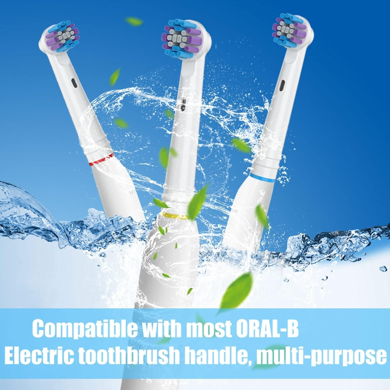 4 Pack Oral-B Braun Replacement Brush Heads Electric Toothbrush Refill Heads