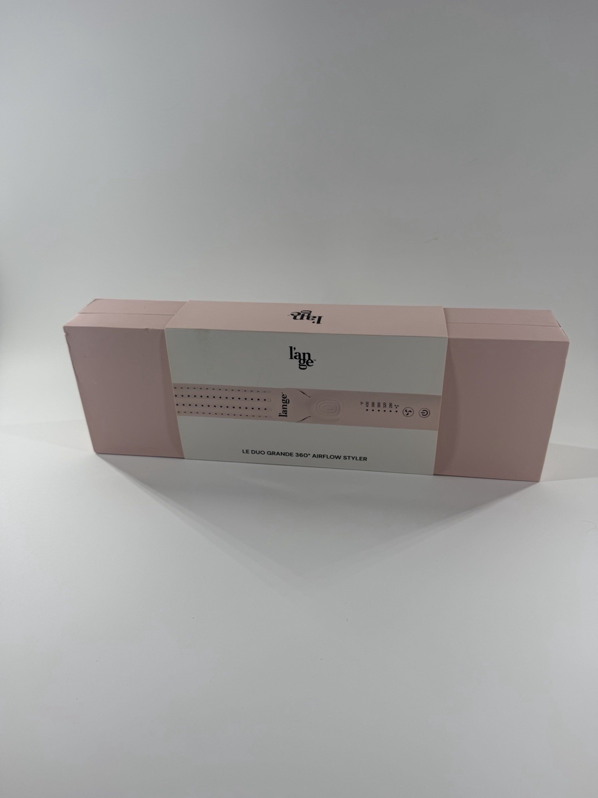 L’ange Le Duo Grande 360 Airflow Styler Pink Hair Straightener Flat Iron Boxed