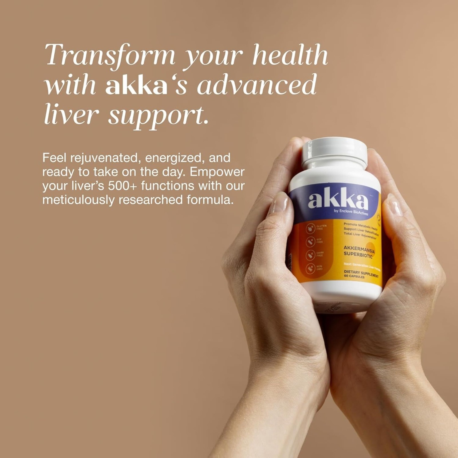 AKKA Premium Liver Cleanse Detox Repair Superbiotic,Gut Health Milk Thistle new