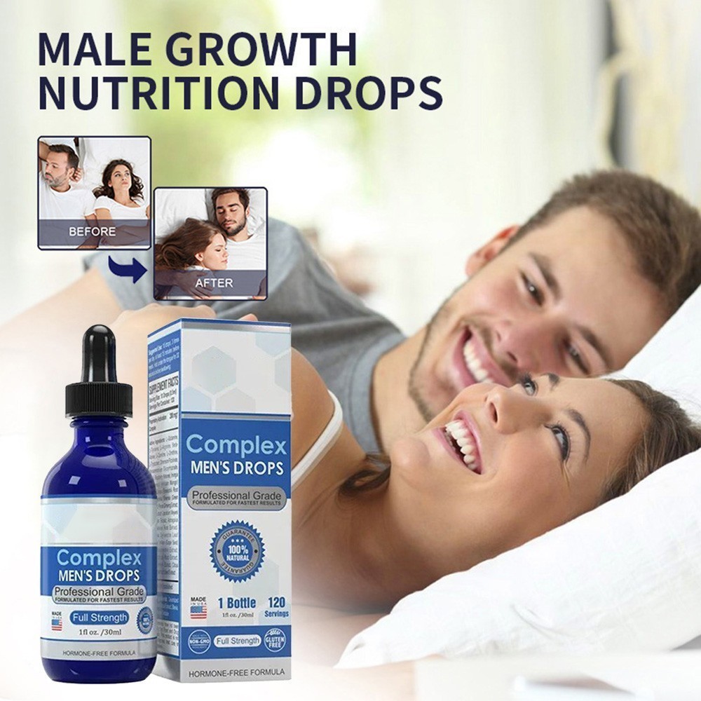 1~10x Secret Male Growth Nutrition Drops,Complex Men’s Drops 30ml for Strong Men
