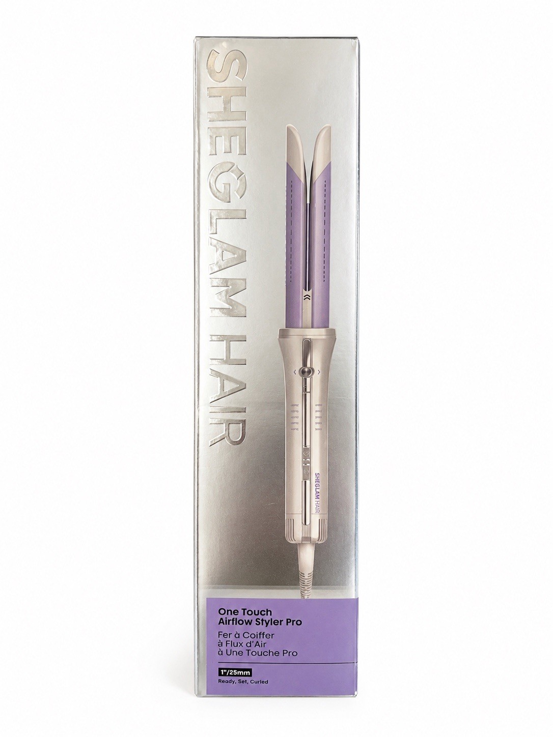 SHEGLAM HAIR One Touch Airflow Styler Pro 1in Ceramic Dual Voltage Purple