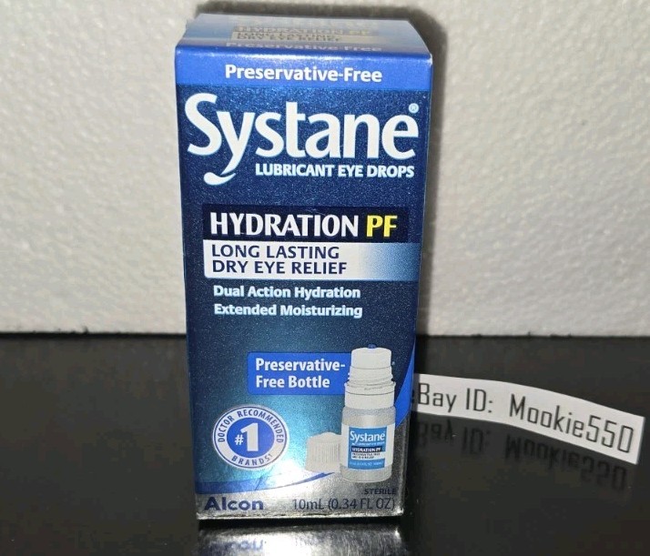 EXP 01/2025+! 3 Lot Systane HYDRATION PF Preservative-Free Dry Eye Drops 10mL