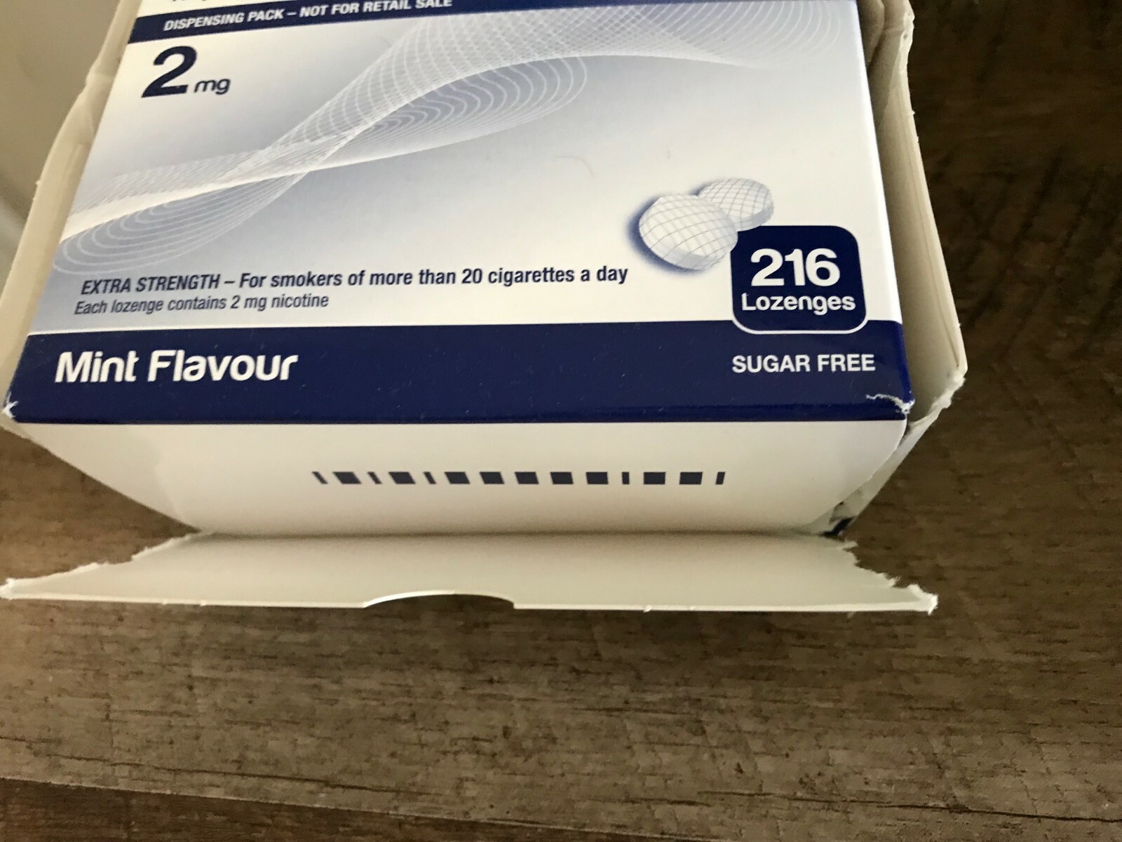 DENTED Habitrol Nicotine Lozenge 2mg Mint Flavor 2 boxes 432 Pieces Sugar Free