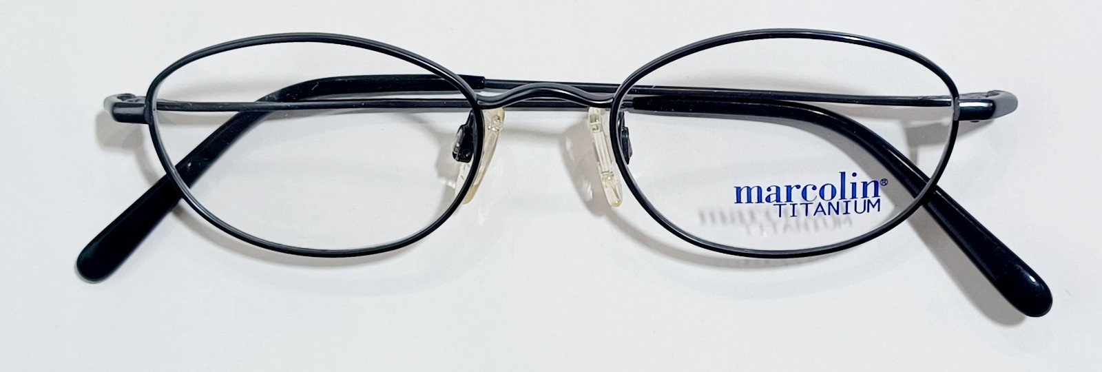Originale MARCOLIN 2033 355 Eyeglasses DARK RUTHENIUM New TITANIUM 46-18 Japan