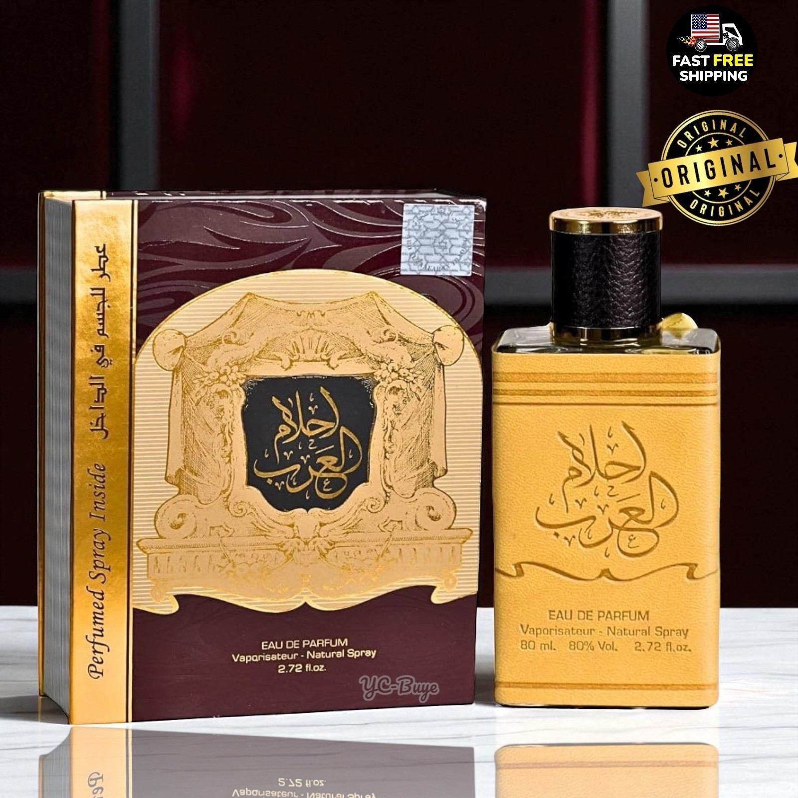 Ahlam Al Arab EDP Spray 80ML (2.72 OZ) DEO By Ard Al Zaafaran | Made In U.A.E