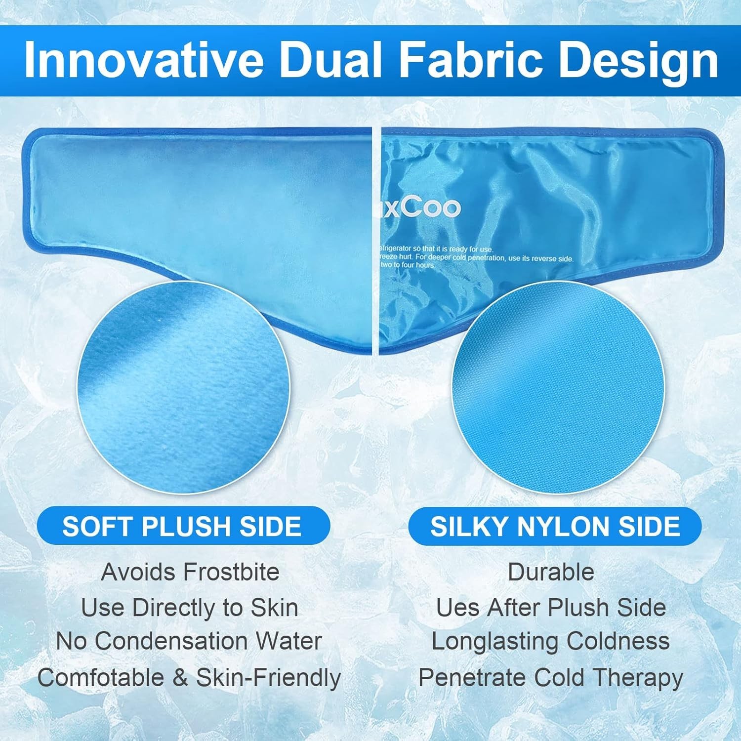 Professional-Grade Neck Ice Pack Wrap – Pain Relief for Injuries & Surgery