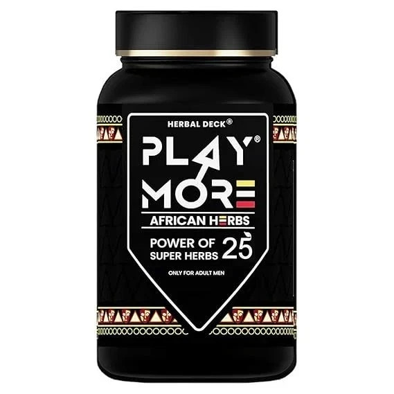 African Herbal Play More Powder Mens Energy Vitality and Health Support