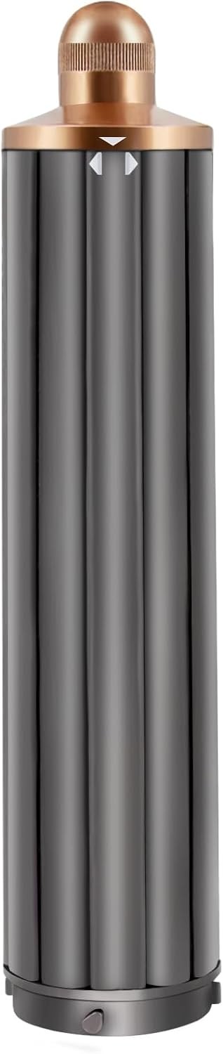 40MM 1.6in Long Hair 1 Count (Pack of 1), 40mm Curling Barrels,gold