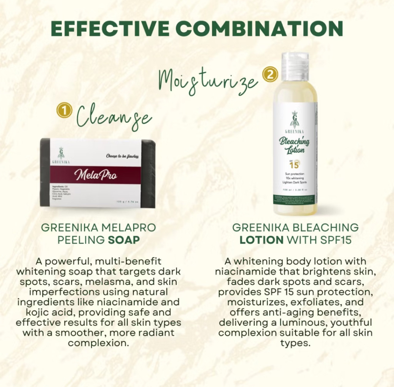 Greenika MELASMA PEELING SOAP for Melasma, Dark Spots & Sun Damaged Skin (135g)