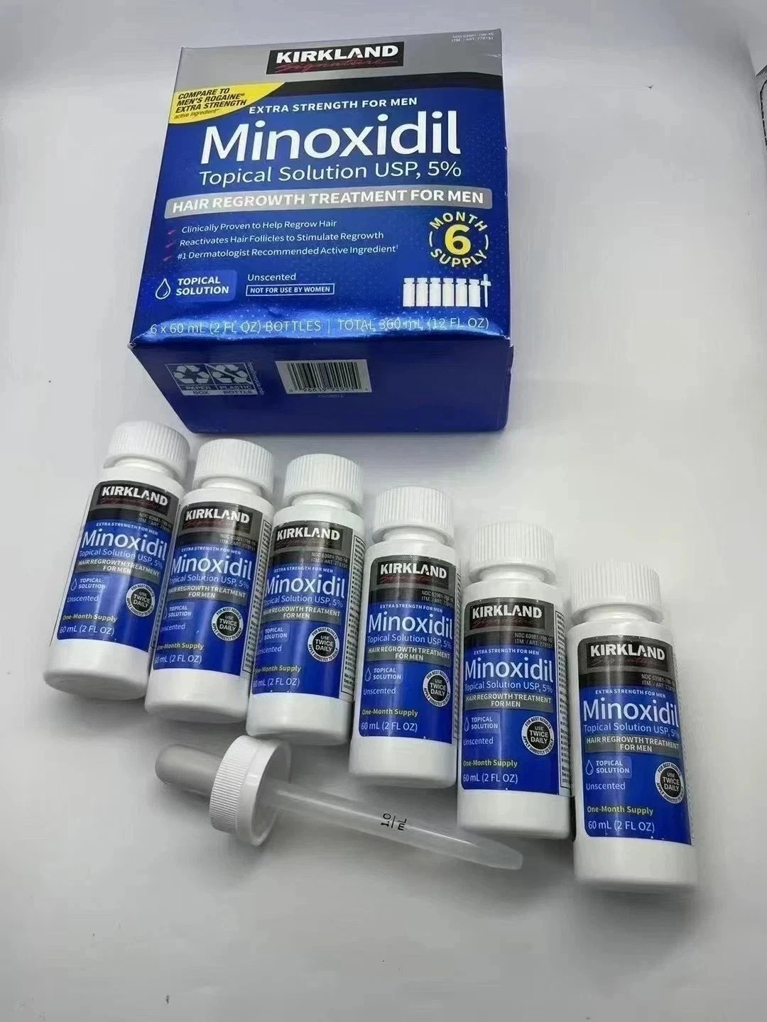 Kirkland Minoxidil 5% Extra Strength Men 6 Month Supply Hair Regrowth