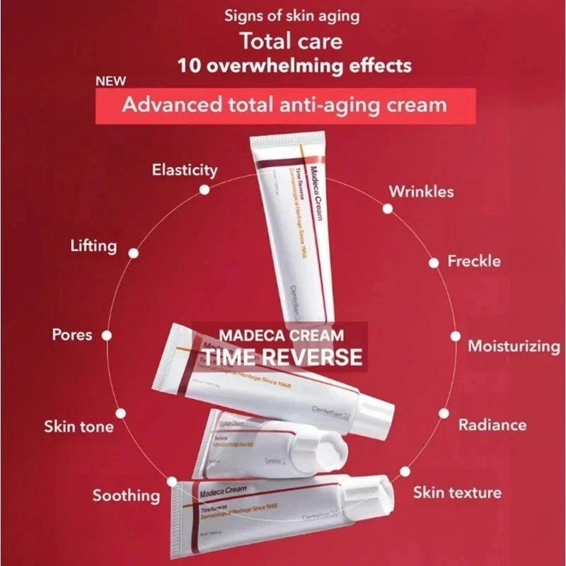 NEW Centellian24 Madeca Cream Time Reverse – Anti-Aging Moisturizer, 1.69 fl.oz