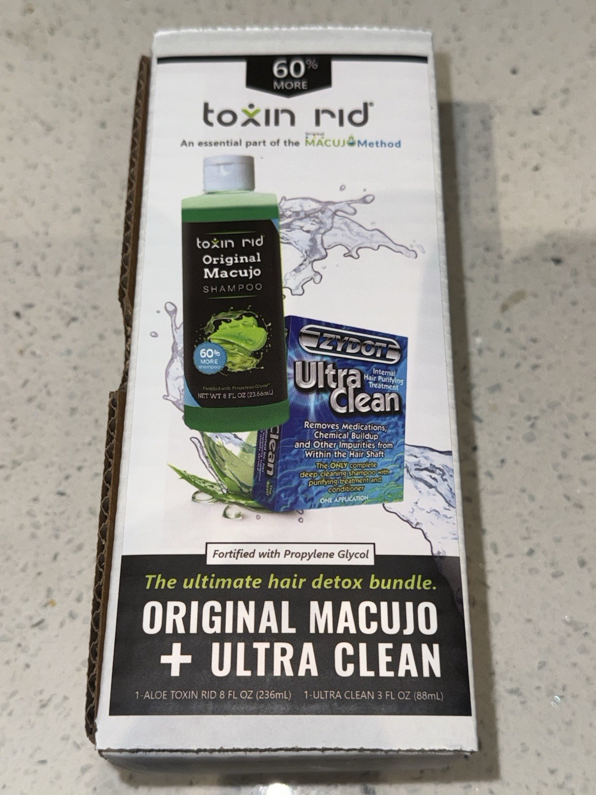 Original Macujo Shampoo + Ultra Clean Zydot Bundle – For Hair Follicle Test