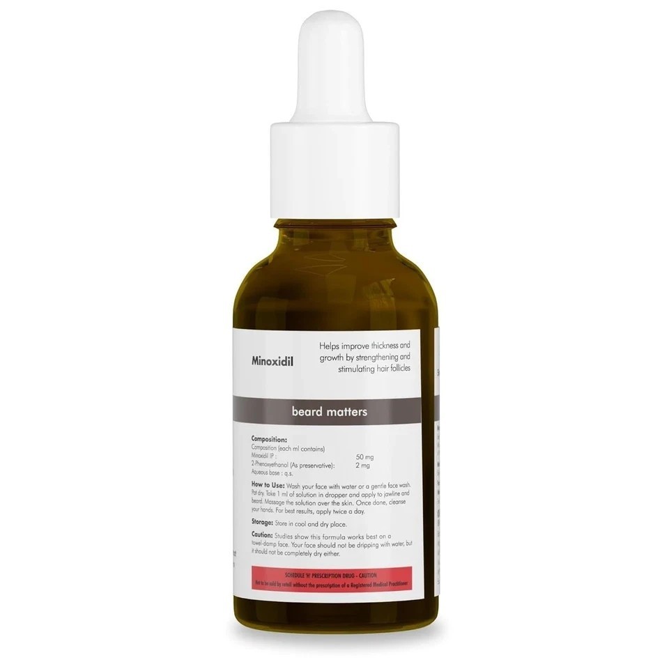 Beardmax Hair Growth Serum | Activates Beard Follicles | Solves Uneven & Patchy