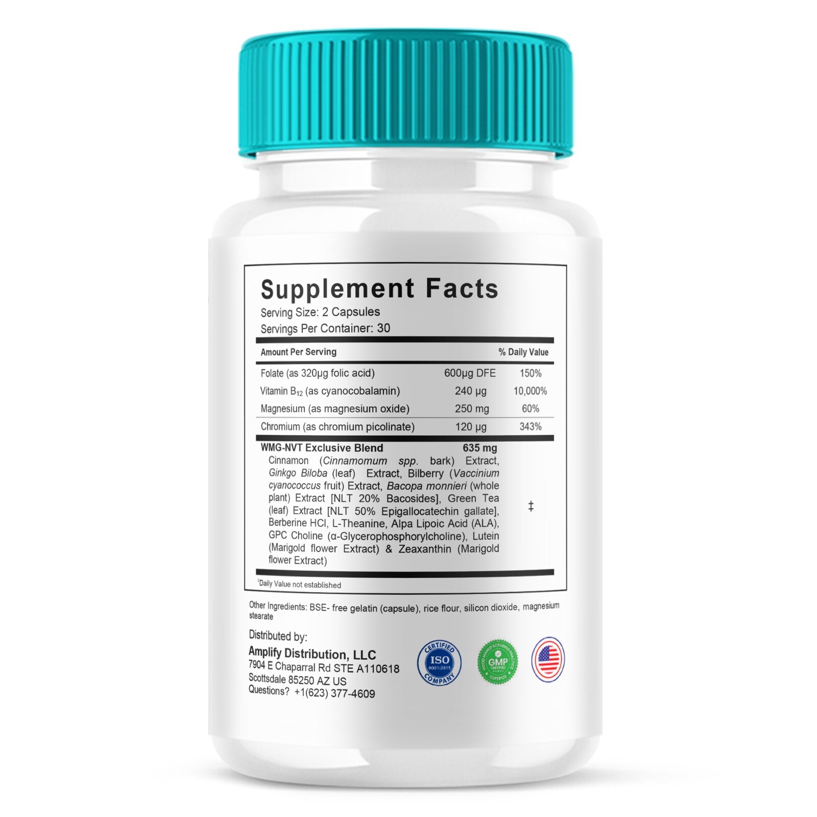 (5 Pack) Tiworld Advanced Memory Support Nootropic Ti World Pills (300 Capsules)