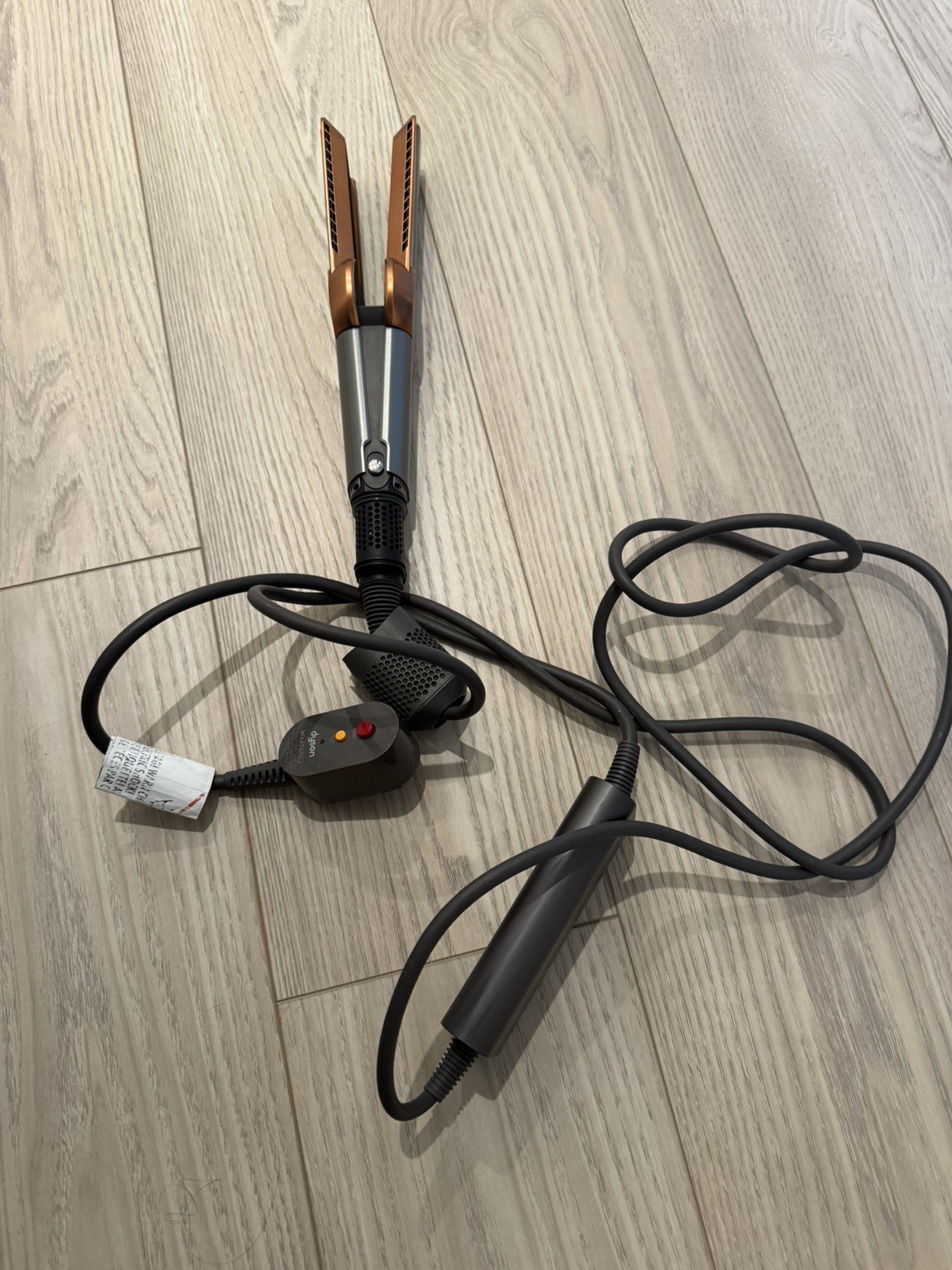 Dyson Airstrait Straightener Nickel Copper Air Straight Flat Iron USED