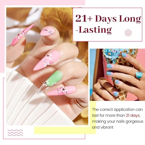 23 PCS Gel Polish Kit Colorful Fashion Classic Nail Gel Set 3 Bottles of B26