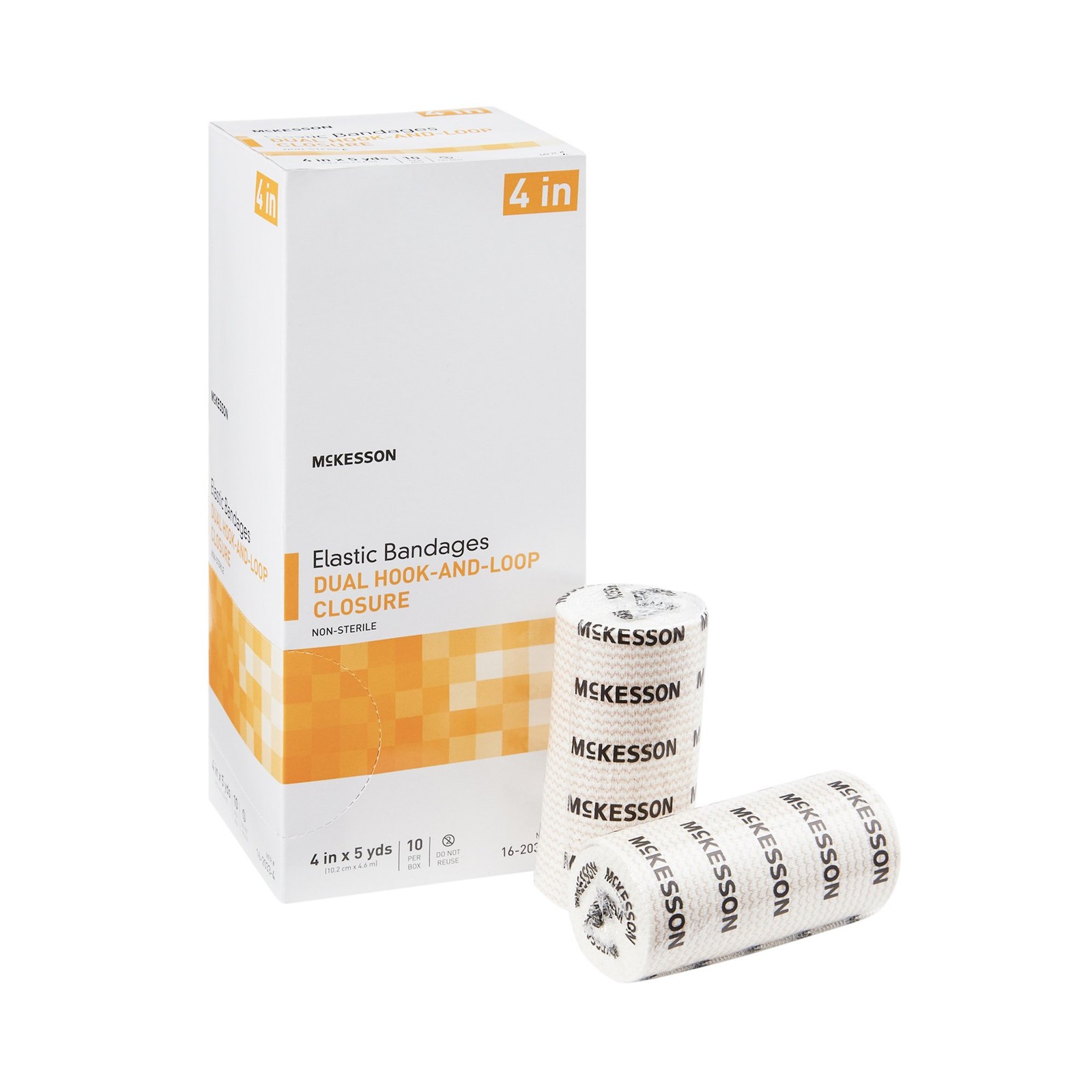 McKesson Elastic Bandage Beige NonSterile 4″ x 5 Yd 10 Ct