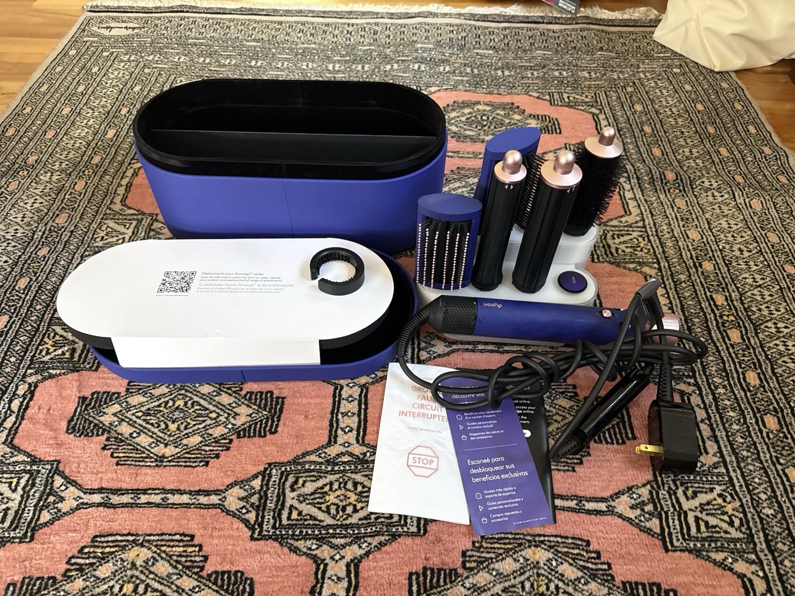 Dyson Airwrap Multi-Styler Long Hair Color, Vinca Blue/Rose